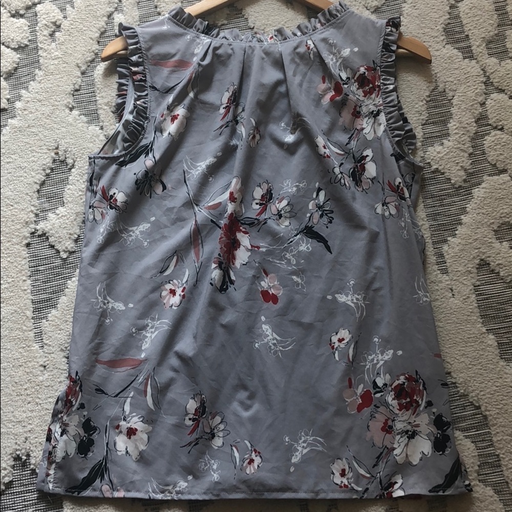 Floral Sleeveless Top